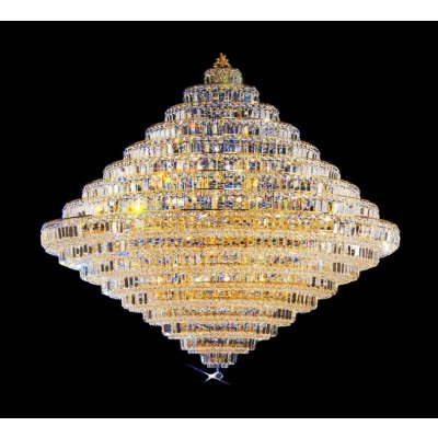 36 Light Large cascade crystal chandelier