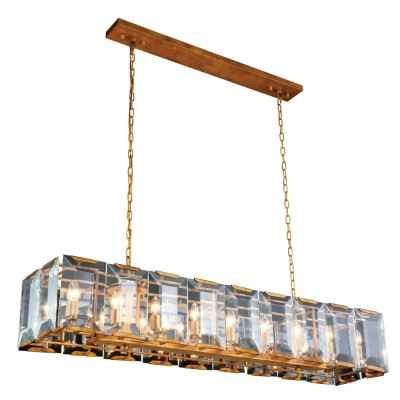 Monaco Golden Iron 18-Light Pendant