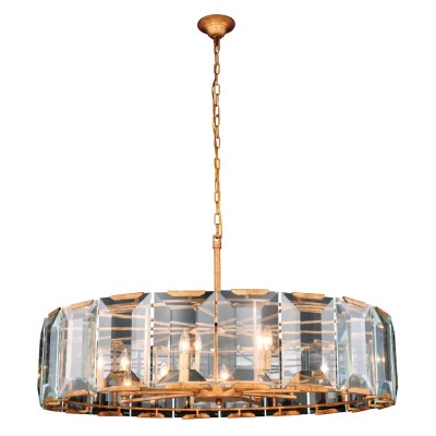 Monaco Golden Iron 43-Inch Ten-Light Pendant