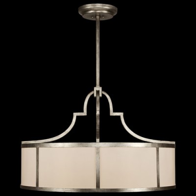 Eight-Light Pendant in Platinized Silver Finish