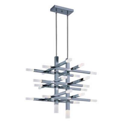 Polished Chrome 26 Light LED Single Pendant