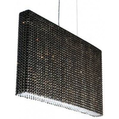 Contemporary Crystal Chandelier in polished chrome finish