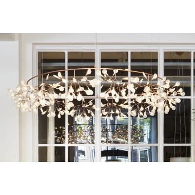 Moooi Heracleum Big O Round Chandelier (Copper&Nickel 83x14)
