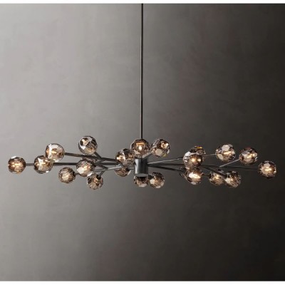 Postmodern design style chandeliers  Black