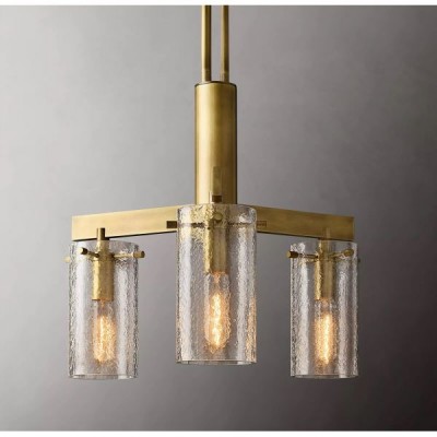 Postmodern design style chandeliers  Brass