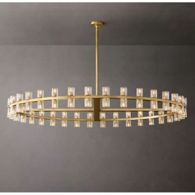 Postmodern design style chandeliers  Brass