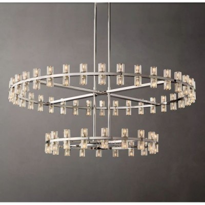 Postmodern design style chandeliers   Chrome
