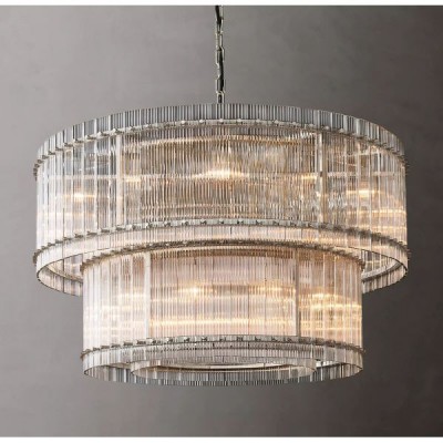 Postmodern design style chandeliers   Chrome