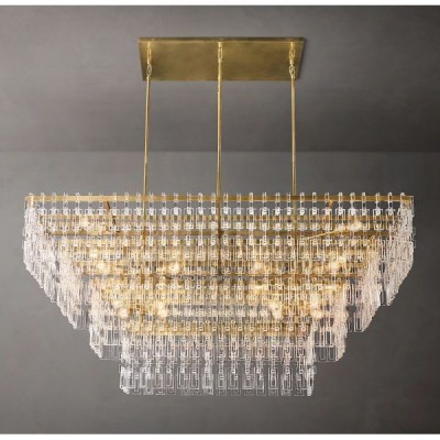 Postmodern design style chandeliers  Brass