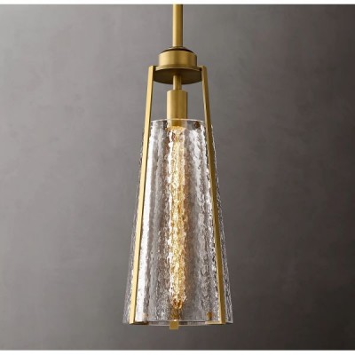 Postmodern design style chandeliers  Brass