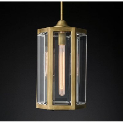 Postmodern design style chandeliers  Brass