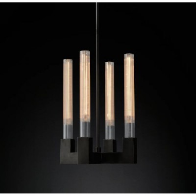 Postmodern design style chandeliers  Black