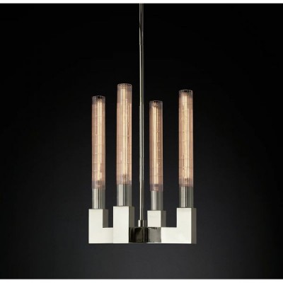 Postmodern design style chandeliers   Chrome