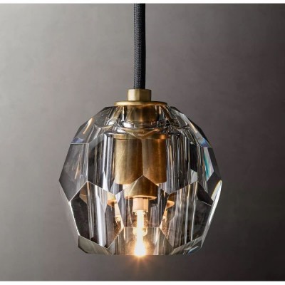 Postmodern design style chandeliers  Brass
