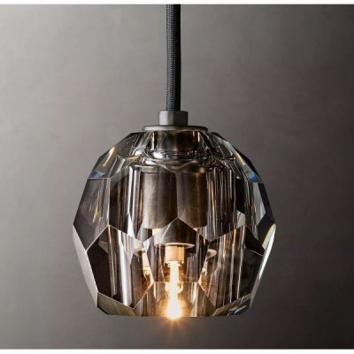 Postmodern design style chandeliers  Black