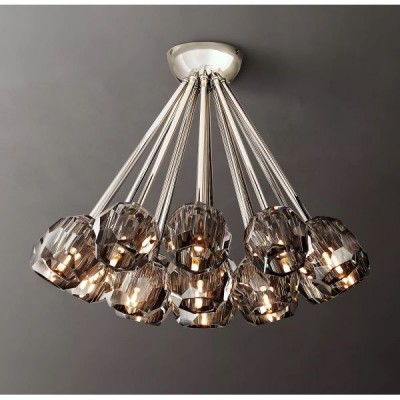 Postmodern design style chandeliers   Chrome