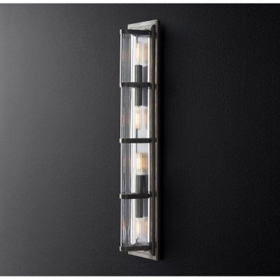 Postmodern design style wall lighting Black