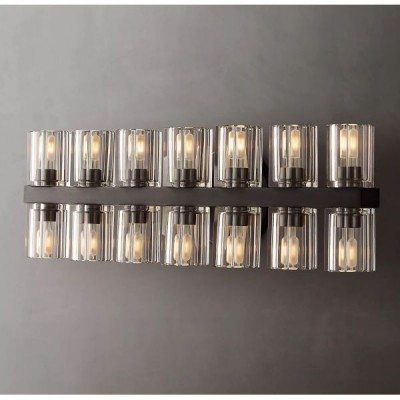 Postmodern design style wall lighting Black