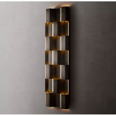 Postmodern design style wall lighting Black