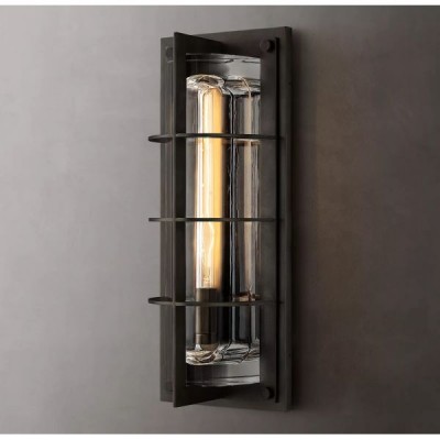 Postmodern design style wall lighting Black