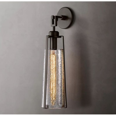 Postmodern design style wall lighting Black