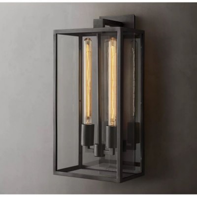 Postmodern design style wall lighting Black