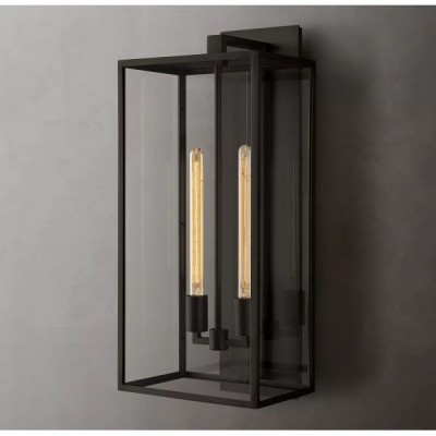 Postmodern design style wall lighting Black