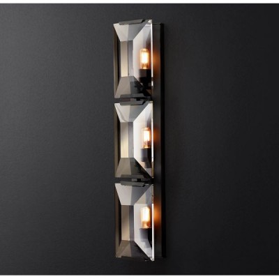 Postmodern design style wall lighting Black