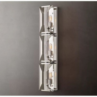 Postmodern design style wall lighting   Chrome 