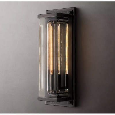 Postmodern design style wall lighting Black