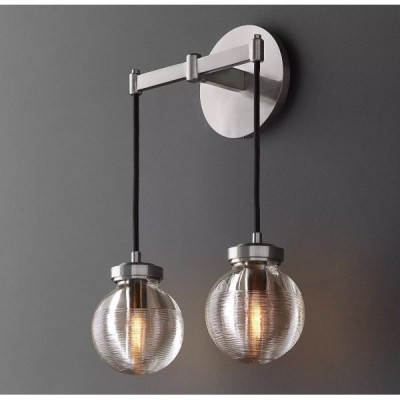 Postmodern design style wall lighting   Chrome 