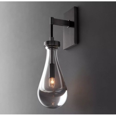 Postmodern design style wall lighting Black