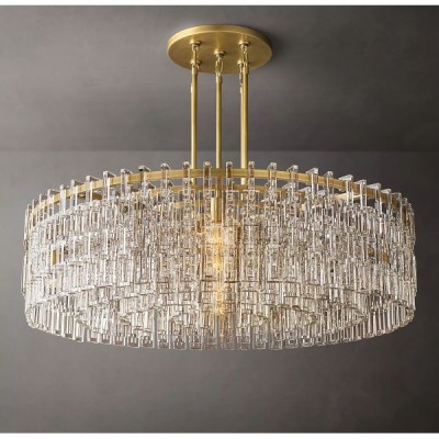 Postmodern design style chandeliers  Brass