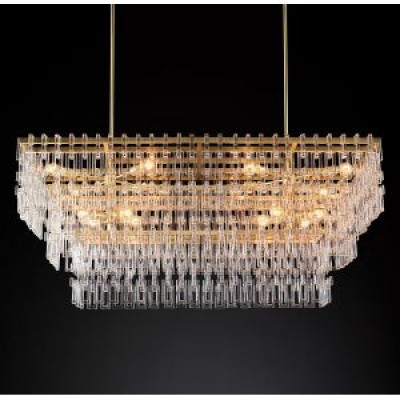 Postmodern design style chandeliers  Brass