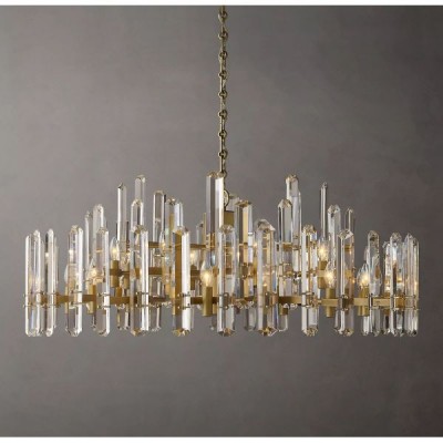 Postmodern design style chandeliers  Brass