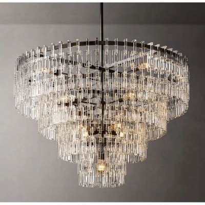 Postmodern design style chandeliers  Black