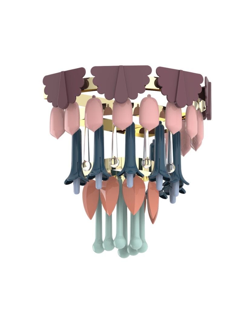 Lladro Seasons Wall Sconce