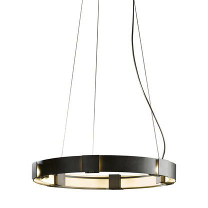 Aura Pendant 6-Light Clear Glass (ZM) in Dark Smoke