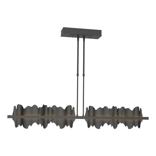 Hildene Large LED Pendant Black Accent LED in Black