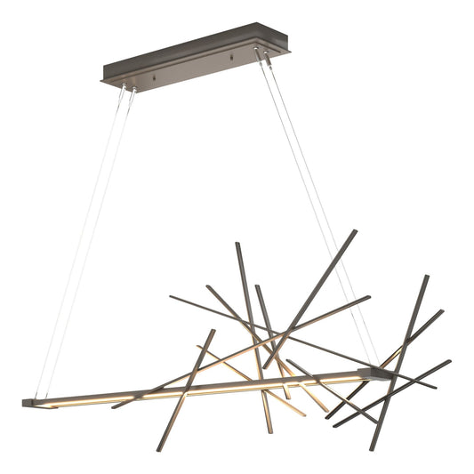 Cascade LED Pendant LED in Dark Smoke