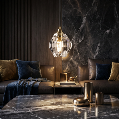 Amoroso Pendant in Brass