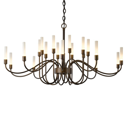 Lisse 20 Arm Chandelier 20-Light in Dark Smoke