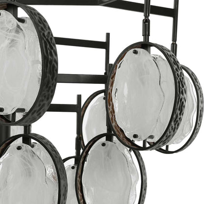 Maxin 36" 15 Light Mid-Century Modern Industrial Large Chandelier