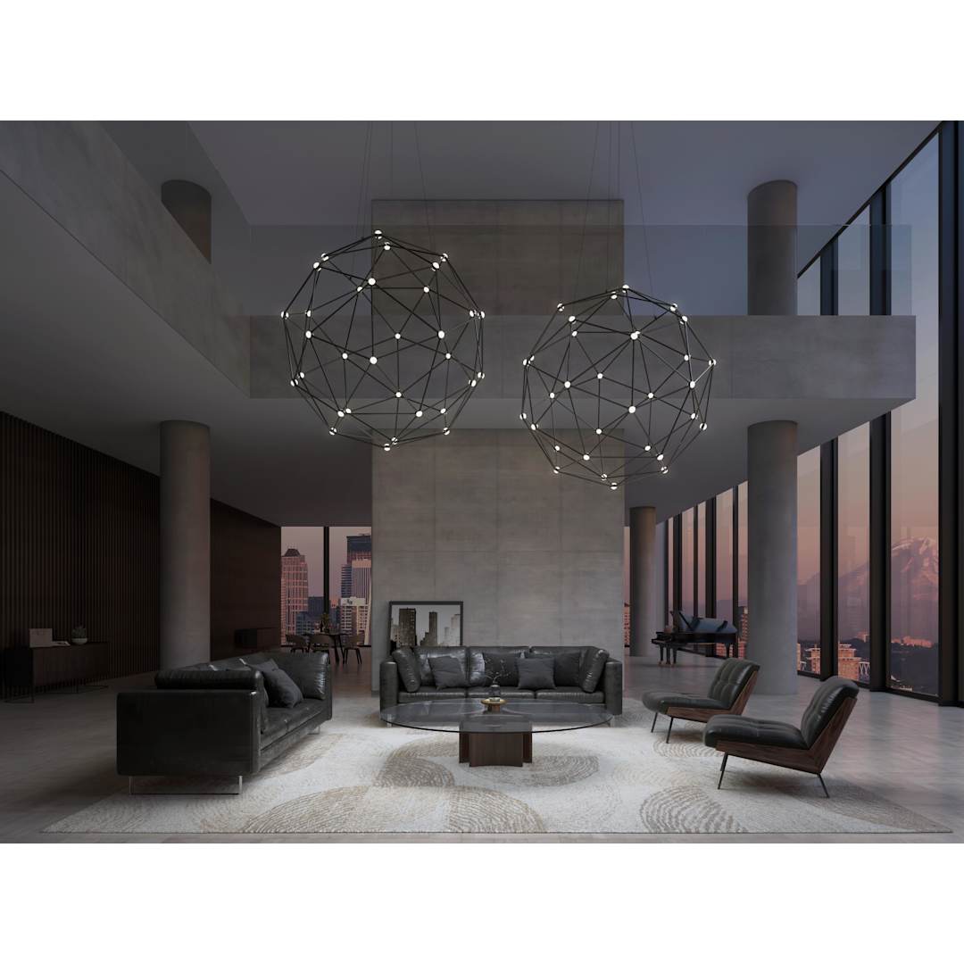 Constellation Hedron LED Pendant