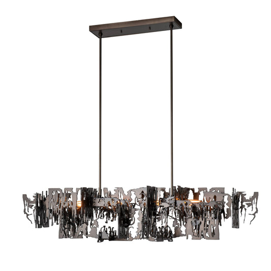 Brutus Pendant 4-Light in Dark Smoke