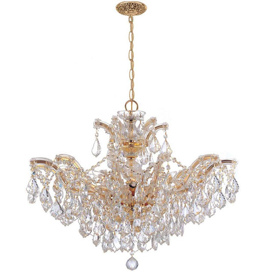 Maria Theresa 6 Light 27" Wide Crystal Chandelier with Swarovski Spectra Crystal Accents