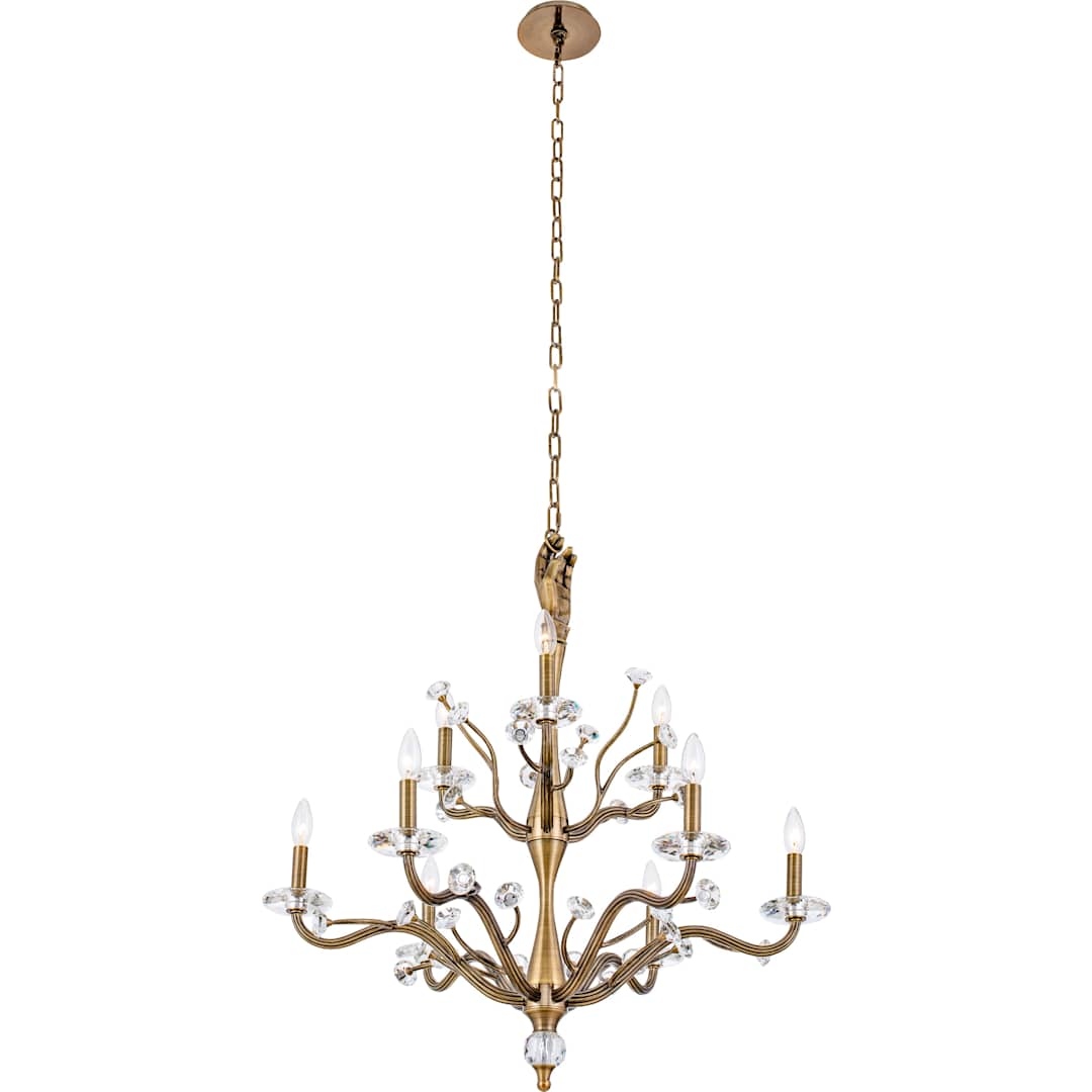 Venus 6 Light 26" Wide Crystal Candle Style Chandelier