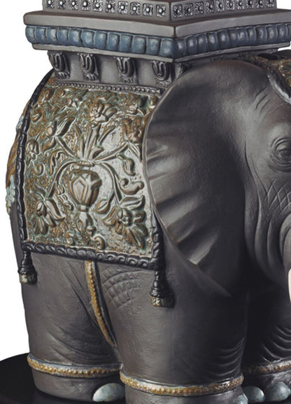 Lladro Siamese Elephant Table Lamp (US)