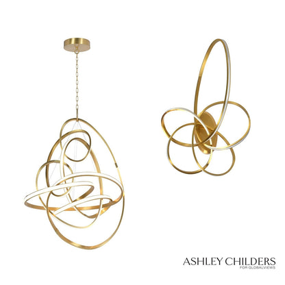 Global Views Convolution Chandelier by Ashley Childers