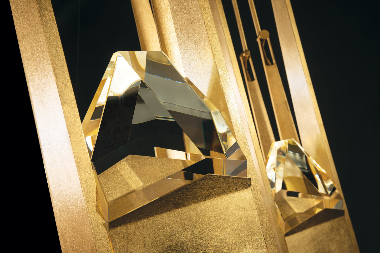 Fine Art Strata 50" Five Drop Linear Pendant